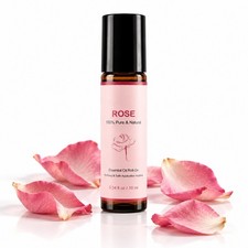 Rose Essential Oil Roll-On 10ml Natural Floral Aromatherapy picture