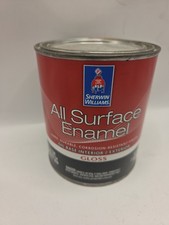 1 Qt Sherwin Williams All Surface Enamel Gloss Color Safety Red picture