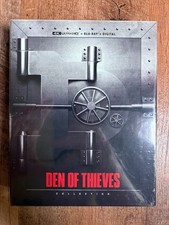 Den of Thieves 1 + 2 Steelbook Collection (4K UHD + Blu-ray + Digital) *NEW* picture