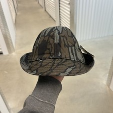 Vtg 1980's Jim Crumley TREBARK Camo Jones Hat XL Deadstock NOS Young An Hunting picture