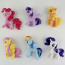 6PCS My Little Pony Figure Set Twilight Sparkle PVC Collectible Toy Gift Foe Kid picture