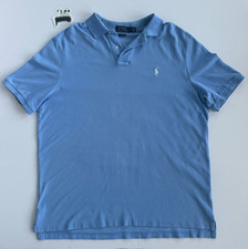Polo Ralph Lauren Classic Fit Polo Shirt Men's L Light Blue 100% Cotton picture