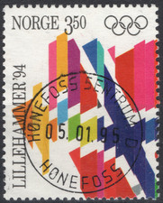 B5-5 Norway 1994, NK 1196 SON Hønefoss 05.01.95 (BU) picture