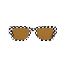 T HENRI TAYCAN Finish Line Checker Limited Handmade Japan Unisex Sunglasses picture
