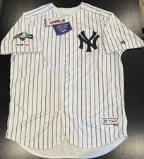Authentic Gerrit Cole #45 NY Yankees 2019 Playoffs/150th Majestic Jersey 52 NWT picture