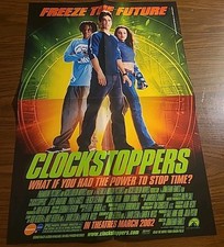 Nickelodeon Clockstoppers Movie Double Sided 2003 Vintage Fold Out Poster  20x16 picture
