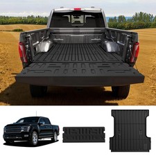 LASFIT Truck Bed Mat Tailgate Mat Liner for Ford F-150 2004-2026 TPE All Weather picture