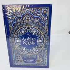 THE ARABIAN NIGHTS translated by Richard Burton ~BONDED LEATHER ~ SEALED~ NEW ~  picture