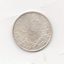Egypt Silver 1894 2 Qirsh-Lot F3 picture