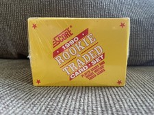 New & Sealed SCORE 1990 ROOKIE & TRADED BASEBALL CARD SET 110 Cards + 10 Trivia picture