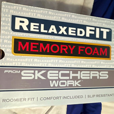 SKECHERS Work Cessnock 77188/BLK Relaxed Fit Memory Foam Slip Resistant 13 N picture
