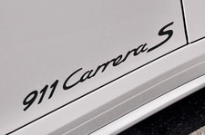Premium PAIR 2018-24 PORSCHE 911 Carrera S Vinyl Sticker Door Decal Set picture
