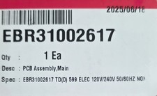 🔥NEW OEM LG Dryer MAIN Control Board EBR31002617🔥 picture