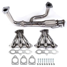 STAINLESS HEADER EXHAUST MANIFOLD FOR 98-02 HONDA ACCORD 3.0L 99-03 ACURA TL CL picture