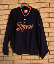 Vintage Nike Detroit Tigers MLB Pullover Windbreaker Men’s Large Navy. Y2K picture