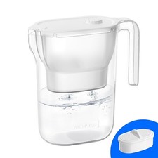 Waterdrop 200-Gallon Long-Life Water Filter Pitcher, NSF Certified,7-Cup, White picture