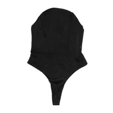 NWT Zara Black Satin Corset Bodysuit Boned Bustier Size S picture