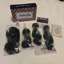 Amella Hair 8A Brazilian Body Wave Virgin Hair 3 Bundles with Three Part Closure picture