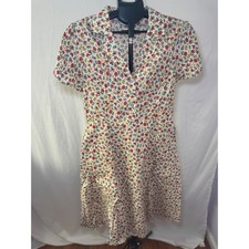 Tulip B Shirt Dress Women Medium Multicolor NWT Cottagecore Floral picture