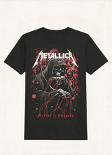 Heavy Metal Band Rock Punk Master of Puppets Metallica Cotton T-shirt S-5XL picture