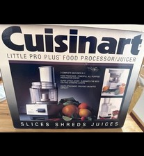 Cuisinart Little Pro Plus 3-Cup Mini Food Processor/Juicer 501W Pulse White picture
