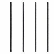 1 in. X 72 in. Black Pipe 4 Pack picture