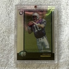 1998 Bowman Chrome - Preview Peyton Manning #BCP1 Refractor (RC) picture