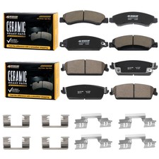 Front and Rear Ceramic Brake Pads for Chevrolet Tahoe 4.8L 5.3L 6.2L 2007 - 2014 picture