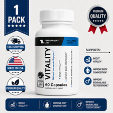 Transparent Labs Vitality 60 Capsules Men's Wellness & Daily Vitality Support picture