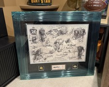 Green Bay Packers Bart Starr Signed Original Photo 1965 Mud Bowl NFL COA picture