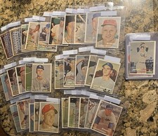 1957 TOPPS Partial SCARCE SERIES (265-299) Baseball Ex~EXMT ~ 35 Card LOT picture