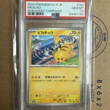 The Pokémon Company Pokémon TCG PSA 10 2024 JP Pikachu Sv-P Promo 197/SV-P picture