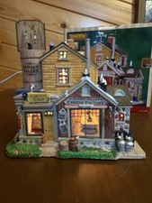 Lemax Sunset Valley Cheese Factory Shop Village House 2010 lighted picture