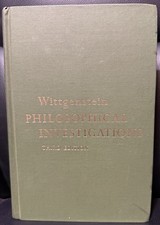 Philosophical Investigations by Ludwig Wittgenstein (HC) 3rd Ed. German-English picture