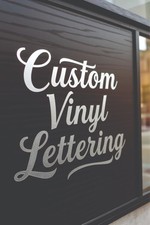 Custom Vinyl Lettering Decal UV Resistant Weatherproof Personalized Car Stickers picture
