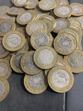 1992-1995 Mexico Bimetallic .925 Sterling Silver Center N$10 Diez Nuevos Pesos  picture
