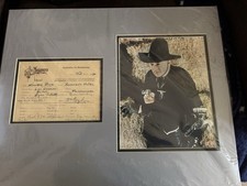 William Boyd Hopalong Cassidy Signed 1930 “The Masquers” Membership Application picture