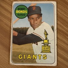 1969 Topps Bobby Bonds Rookie #630 Low Grade Filler SF Giants picture