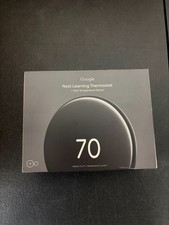 Google Nest Learning Thermostat 4th Gen + Sensor Smart WiFi Programmable picture