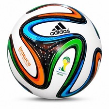 Adidas Brazuca 2014 FIFA World Cup Brazil Match Soccer Ball Size 5 Football New picture
