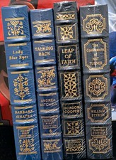 Easton press Blue book bundle 4 books all signed and sealed picture