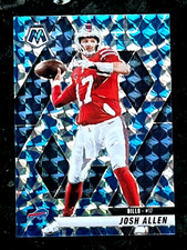 Josh Allen 2025 Panini Mosaic Reactive Blue Prizm Parallel Buffalo Bills #150 picture