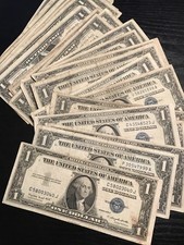 (1) 1957 One Dollar Note $1 Silver Certificate VG-XF Bill Blue Seal US Currency picture