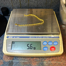 18K Solid Gold Rope Chain Bracelet picture