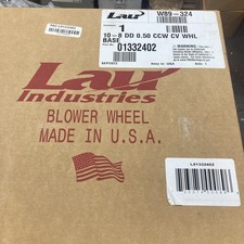 Lau 01332402 10-5/8 Convex Double Inlet Blower Wheel with Direct Drive CCW 1/2 B picture