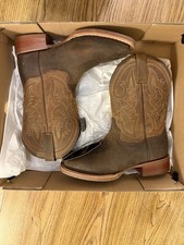 DAN POST MEN'S BRIGSTON PERFORMANCE WESTERN/COWBOY BOOTS - BROAD SQUARE TOE picture