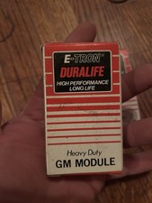 E-TRON Duralife GM ignition module box is the late 1980s to 1990s. picture