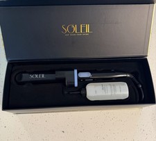 New SOLEIL Vapor Infused FLAT IRON w Keratin & Argan Oil For Dry Hair MSRP $499 picture