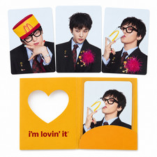 G-DRAGON x McDonald’s Official Photocard Set of 3 GD Korea picture