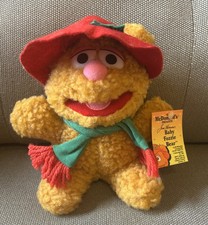 Baby Fozzie Bear Muppets 1987 Christmas Plush w/tag Jim Henson Vintage  picture